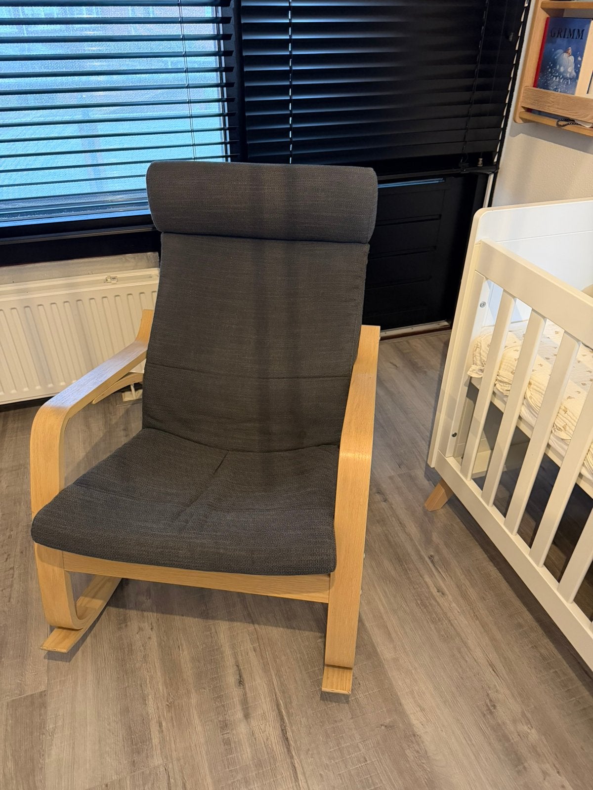 Ikea schommelstoel POANG grijs, Ophalen