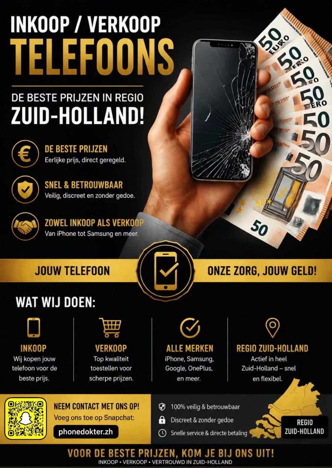 Telefoons gezocht, Ophalen of Verzenden, Zo goed als nieuw