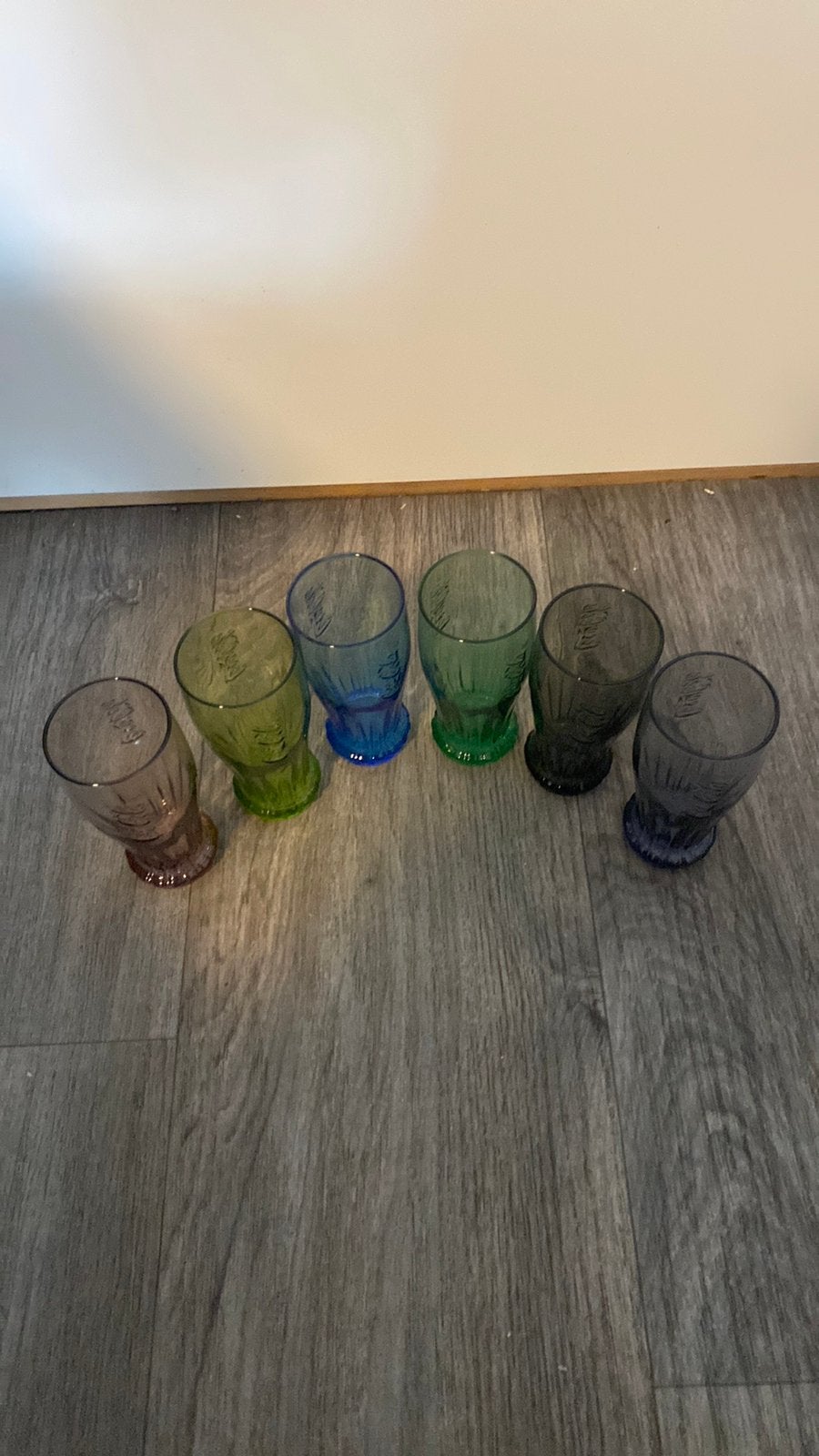 Coca cola limited edition glazen van de mac donalds, Verzamelen, Glas en Borrelglaasjes, Ophalen of Verzenden, Zo goed als nieuw