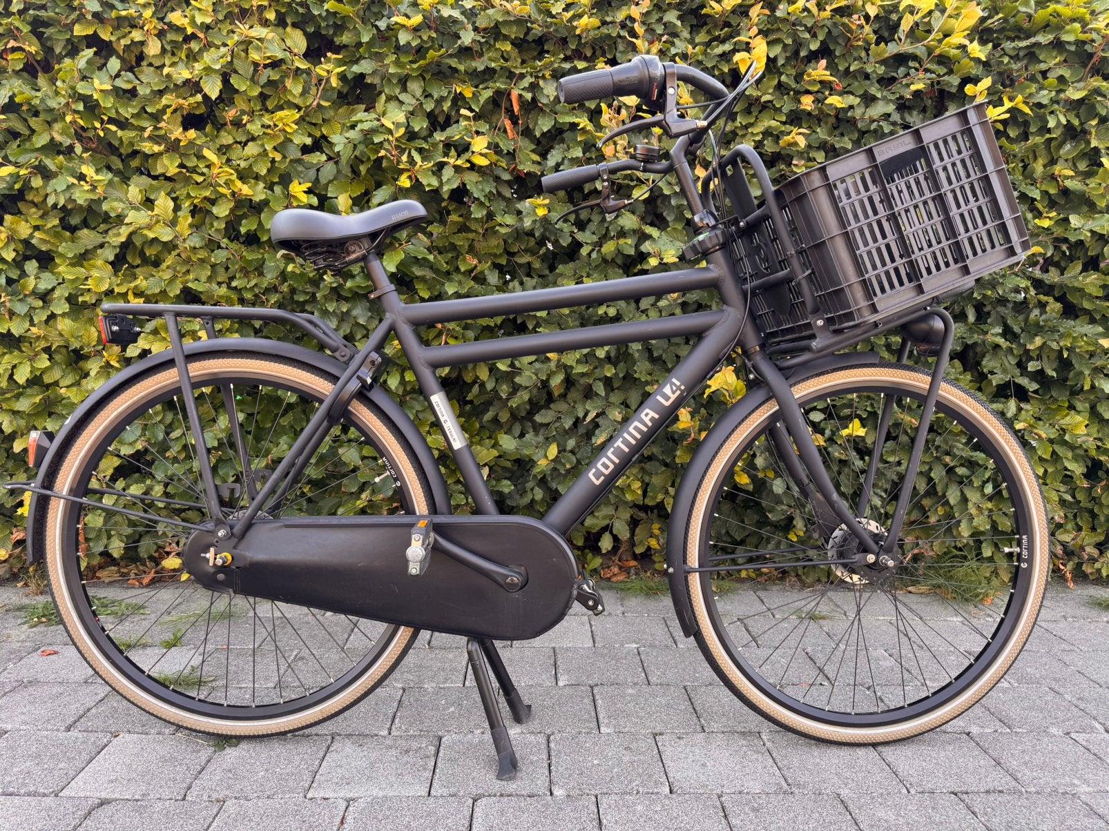Cortina U4 56 cm | Schoolfiets | Naafdynamo | Als Nieuw, Versnellingen, Zo goed als nieuw, 53 tot 57 cm, Ophalen