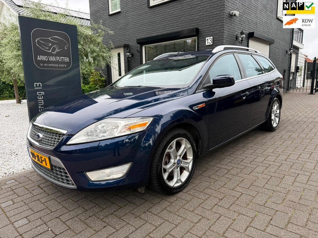 Ford Mondeo Wagon 2.3-16V Titanium Automaat, Auto's, Ford, Gebruikt, 4 cilinders, Blauw, 2261 cc
