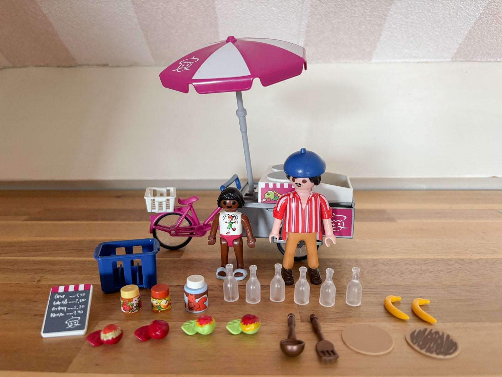 Playmobil Crêpeverkoper met accessoires, Kinderen en Baby's, Ophalen of Verzenden, Gebruikt, Overige series, Figuren