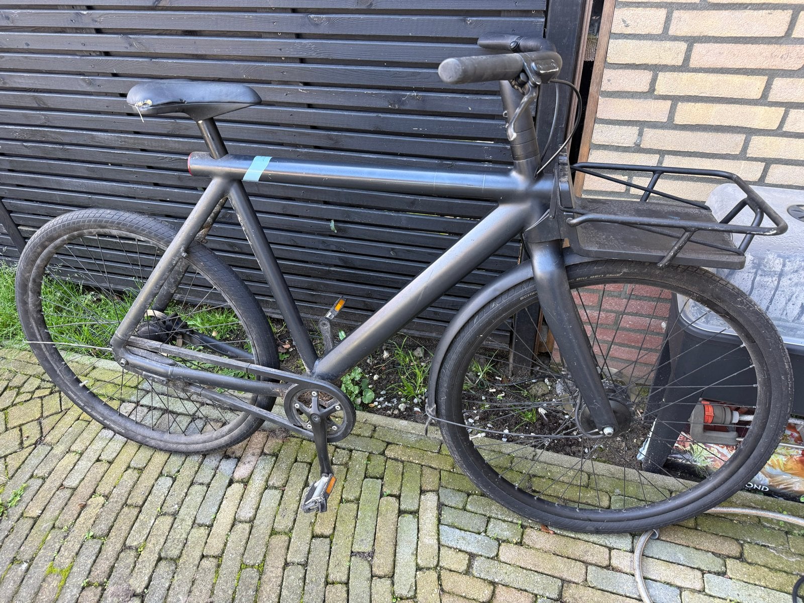 VanMoof S3 met voordrager - Gebruikt, Overige merken, Versnellingen, Ophalen of Verzenden, Schijfrem