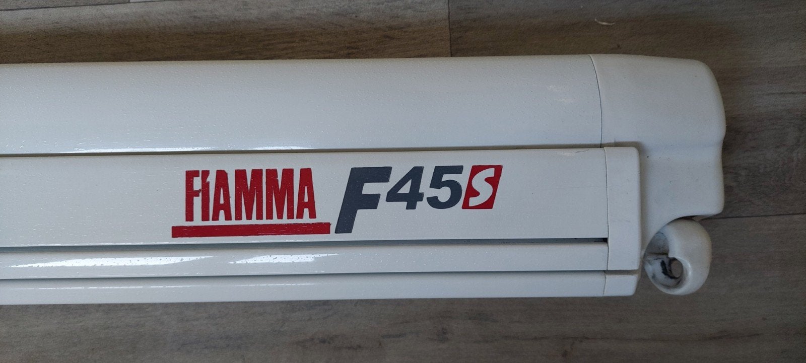 Fiamma F45s 450 Polar White Royal Grey Zonneluifel, Caravans en Kamperen, Ophalen of Verzenden, Zo goed als nieuw
