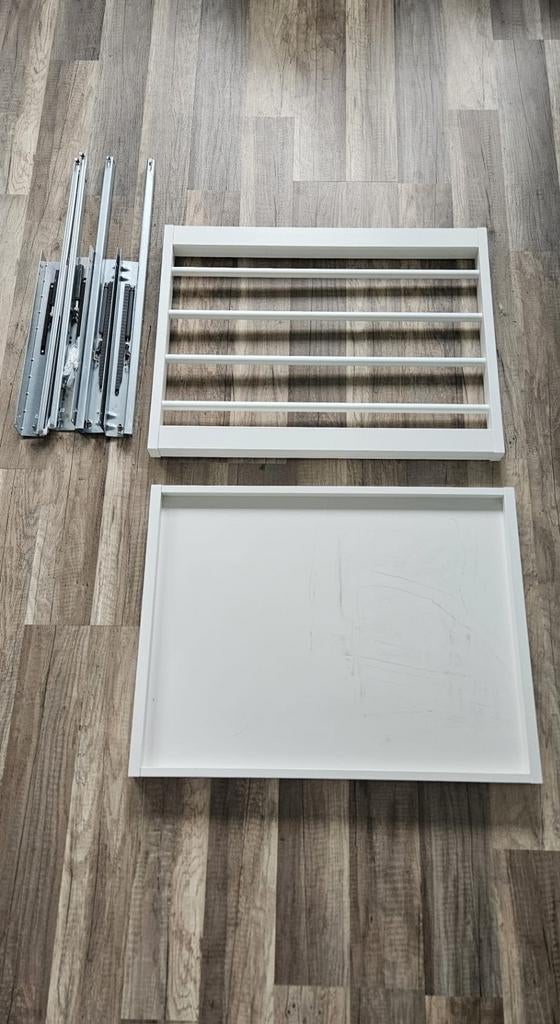 IKEA Komplement broekrek met rails 50x58cm, Ophalen, Gebruikt, 50 tot 100 cm, Minder dan 100 cm