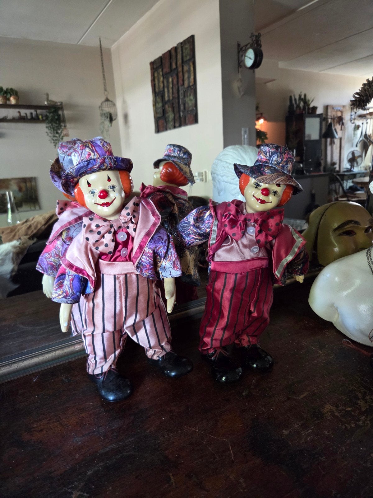 vintage porseleinen muziek clown., Verzamelen, Ophalen of Verzenden, Huis en Inrichting