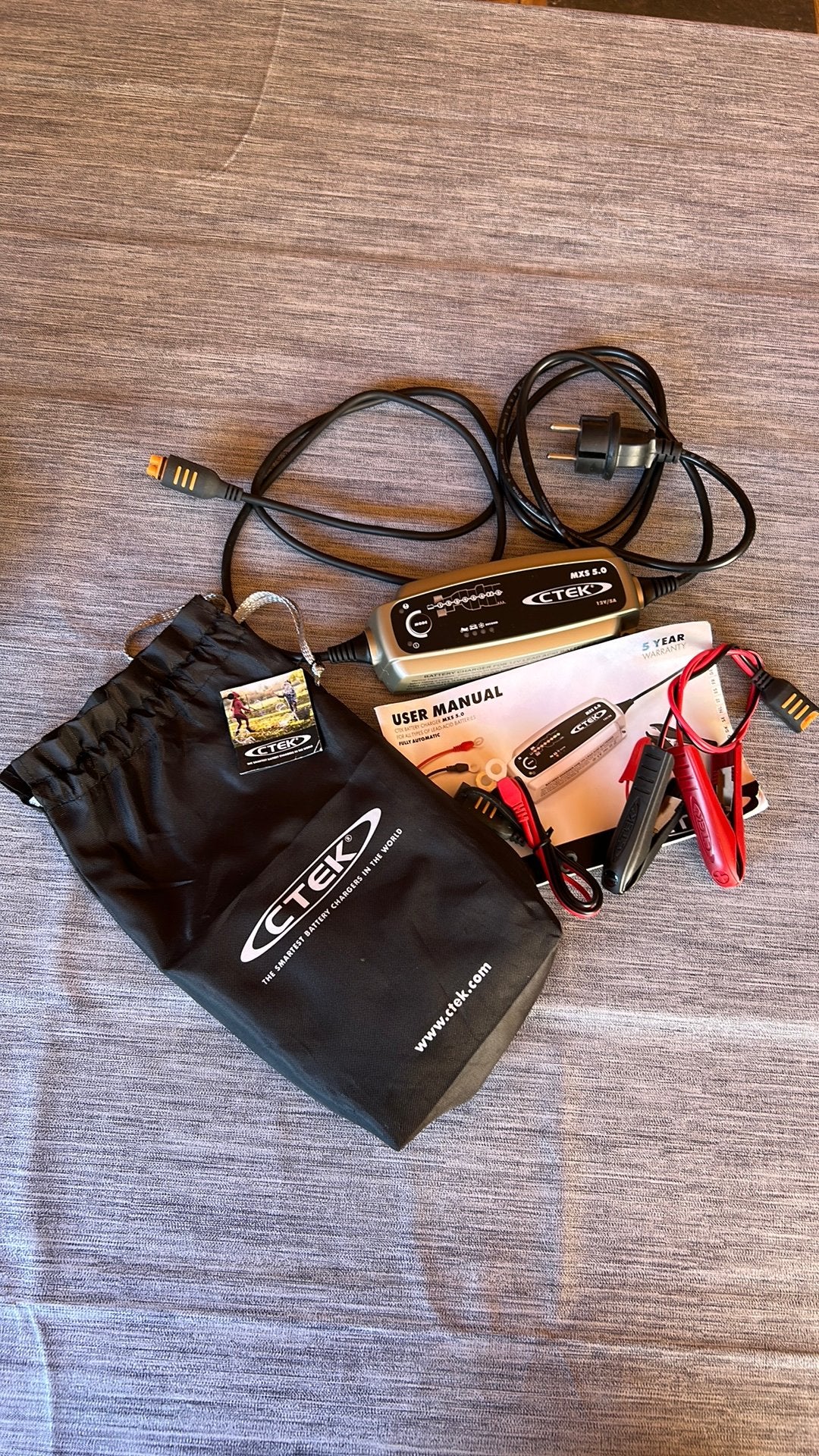 Ctek mxs 5,0  12v/5A druppel acculader, Ophalen, Nieuw