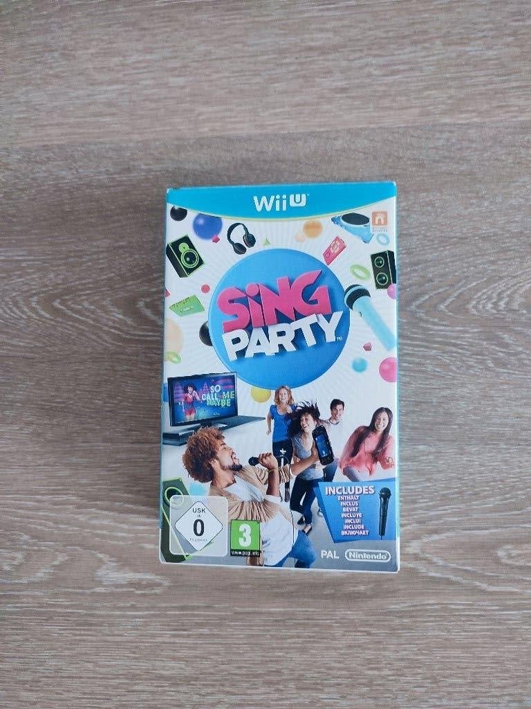 WII U Sing Party inclusief microfoon, Ophalen, Muziek, 1 speler, Zo goed als nieuw