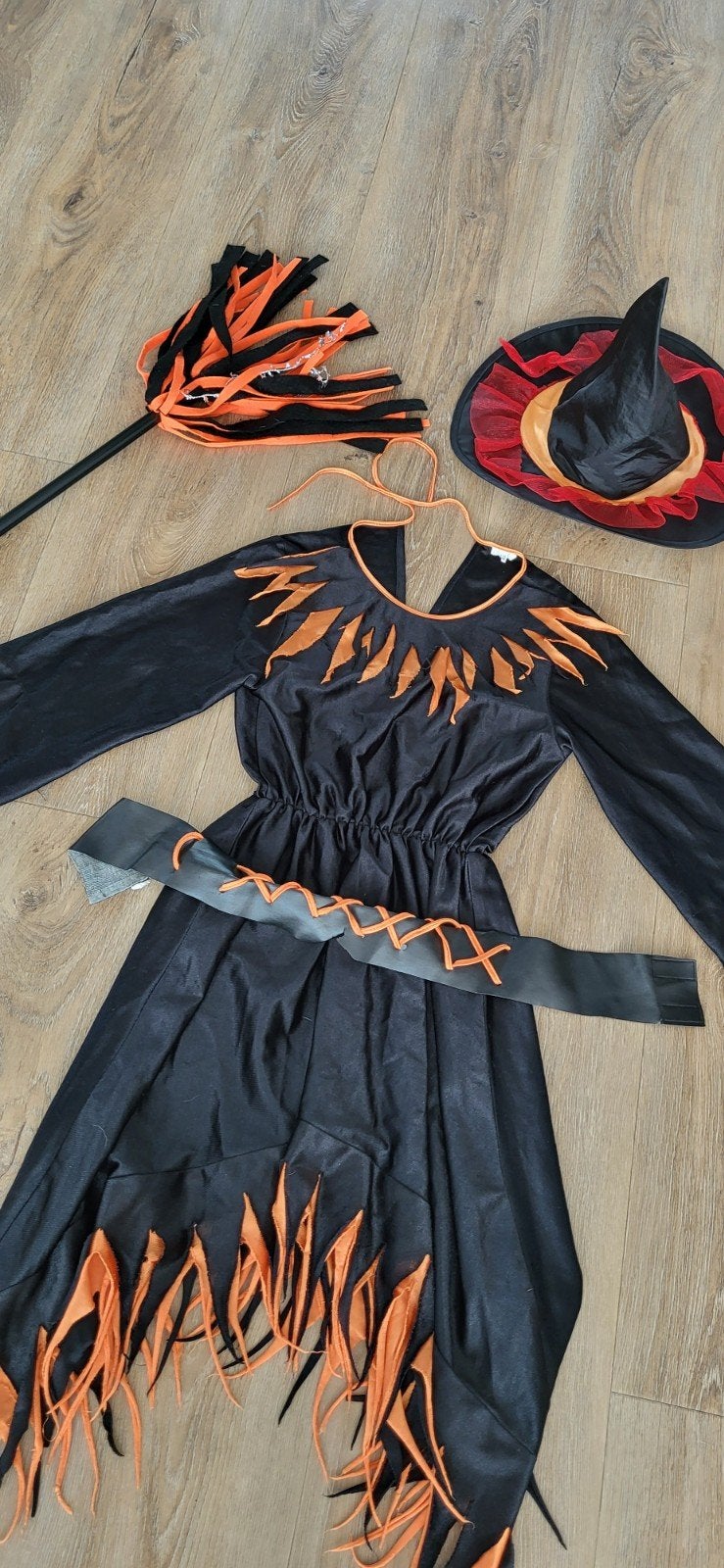 Heksenjurk halloween verkleedkleding, Ophalen of Verzenden