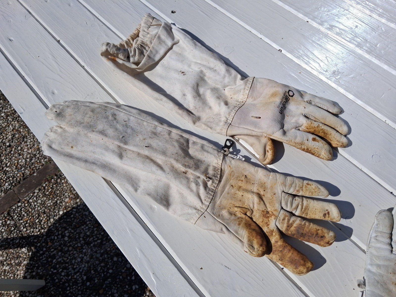 Imker handschoenen, Ophalen, Gebruikt