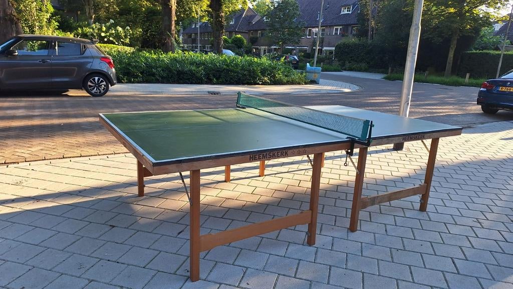 Heemskerk Tafeltennistafel - Gebruikt, maar goed, Ophalen, Gebruikt, Tafel Indoor