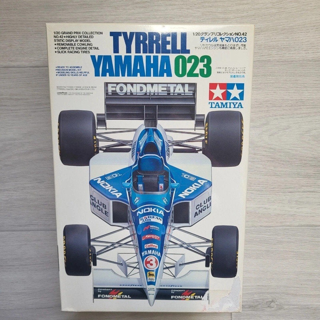 Tamiya Tyrrell Yamaha 023 Formule 1 Modelbouwkit, Auto, 1:32 tot 1:50, Nieuw, Ophalen of Verzenden