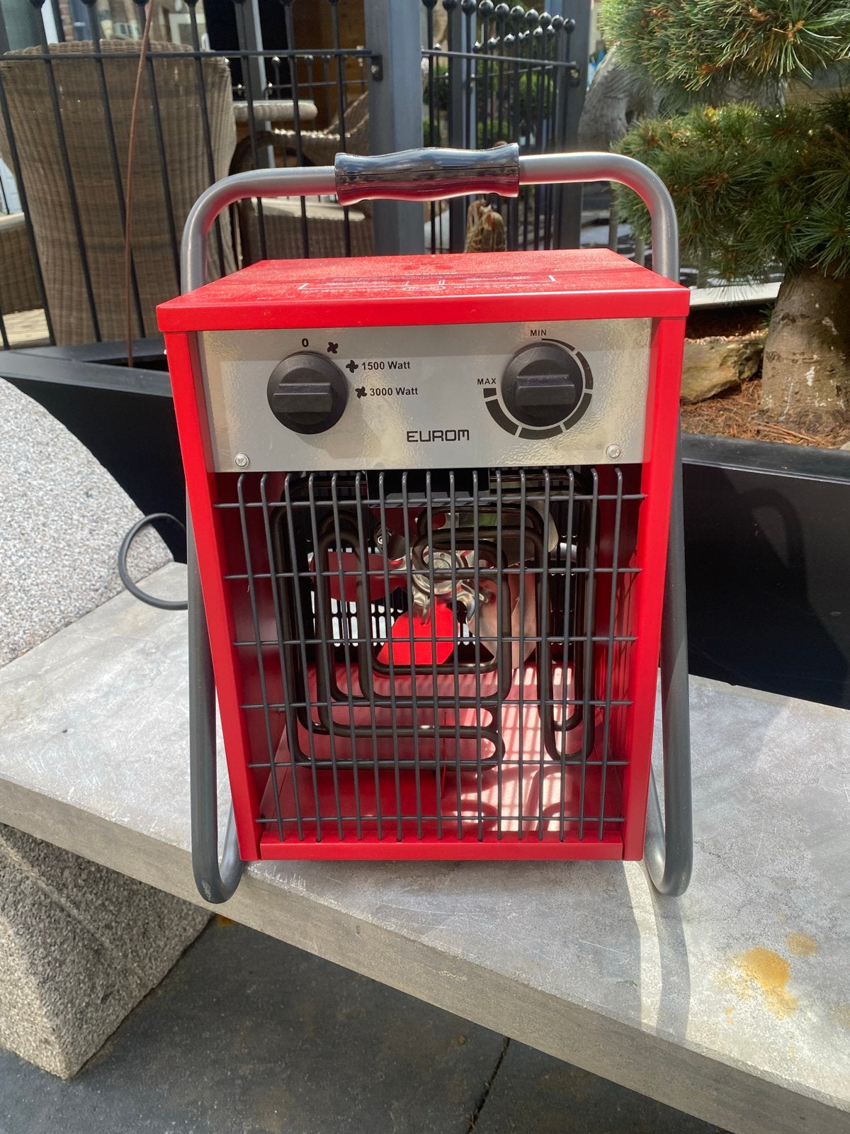 Eurom EK 3301 Industriële Ventilatorkachel 3000W, 30 tot 80 cm, Kachel, Minder dan 60 cm, Ophalen of Verzenden
