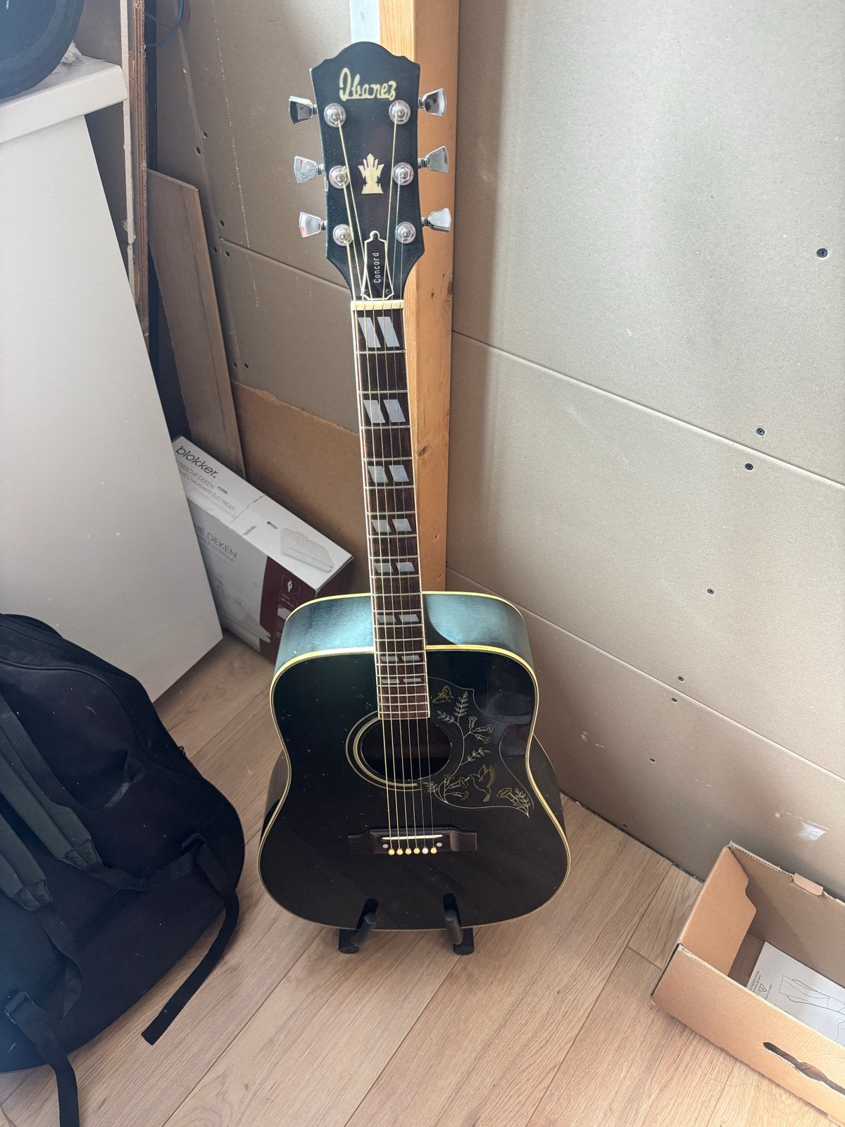 Ibanez Concord 684BK Western gitaar - Vintage model, Muziek en Instrumenten, Snaarinstrumenten | Gitaren | Akoestisch, Ophalen