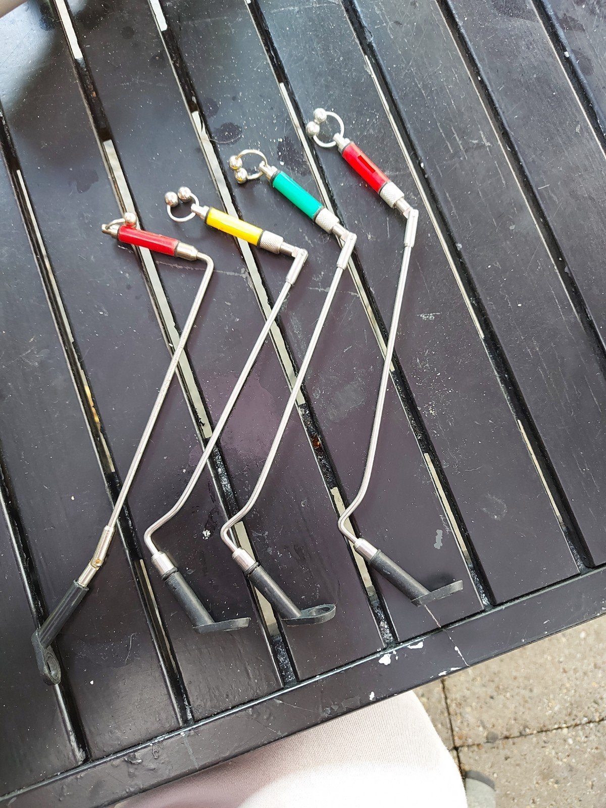Set van 4 visbeetmelders / swingers, Ophalen of Verzenden, Gebruikt, Overige typen