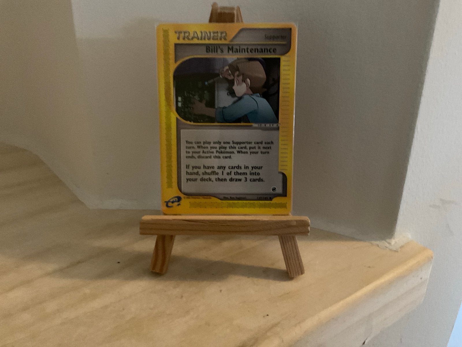 Pokemon Kaart: Bill's Maintenance (NM), Ophalen of Verzenden, Zo goed als nieuw, Losse kaart