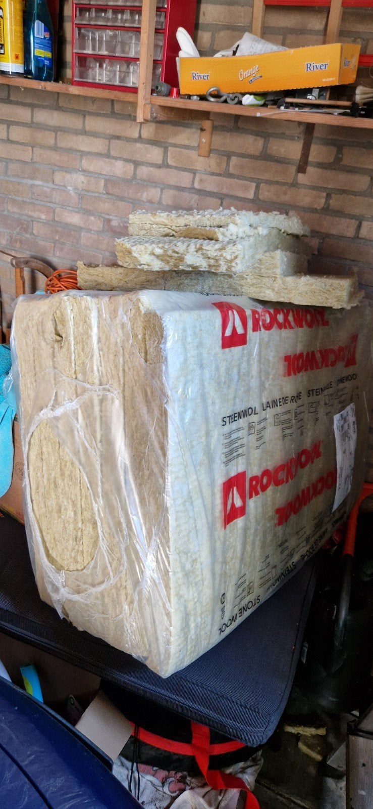 Rockwool Steenwol Isolatie - Nieuw in verpakking, Ophalen, 4 tot 8 cm, Nieuw, Steenwol