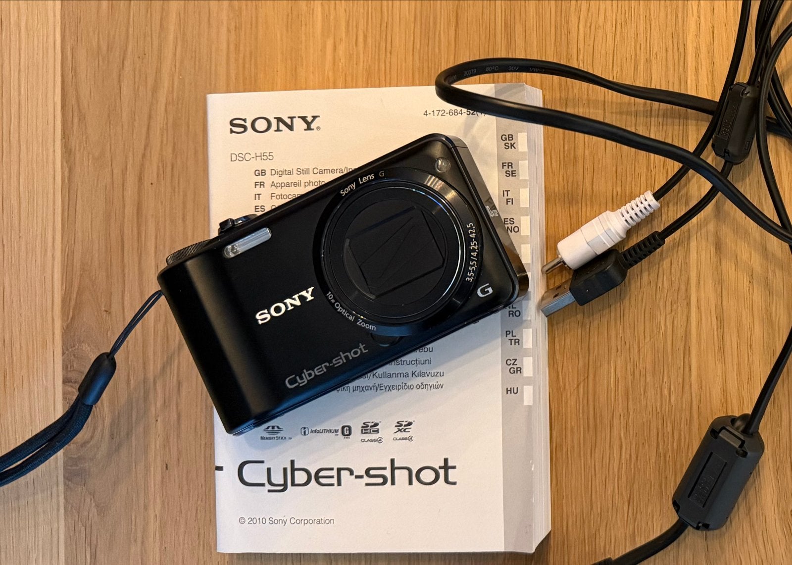 Sony Cybershot DSC-H55 compactcamera, 14 megapixels, Beeldstabilisatie, Ophalen of Verzenden, Compactcamera