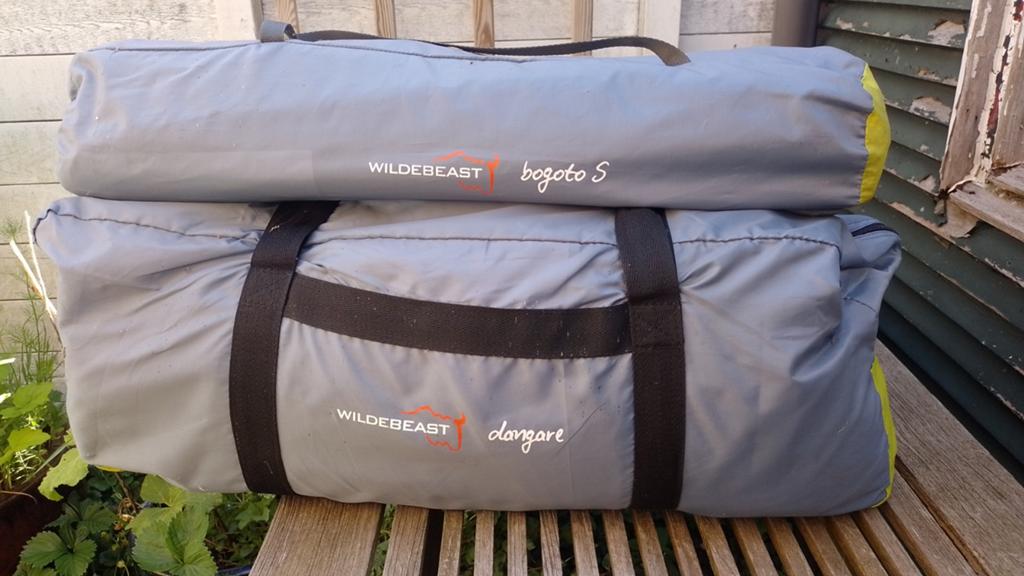 Perry Sport Wildebeast tunneltent + luifel, 4 persoons, Ophalen, Zo goed als nieuw, Tot en met 4