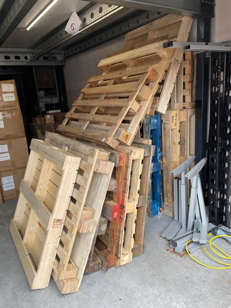 Pallets - Gratis, Doe-het-zelf en Verbouw, Hout en Planken, Ophalen, Gebruikt, Pallet, Minder dan 200 cm