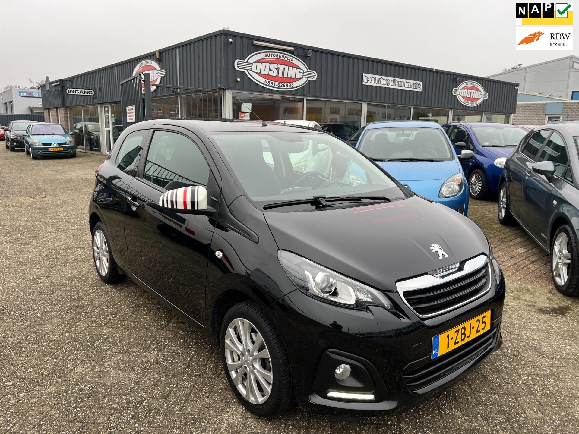 Peugeot 108 1.0 VTi Active(st-bekr,airco,lmv,37dkm,bj14,6499, Auto's, Peugeot, Voorwielaandrijving, Euro 5, Stof, Gebruikt
