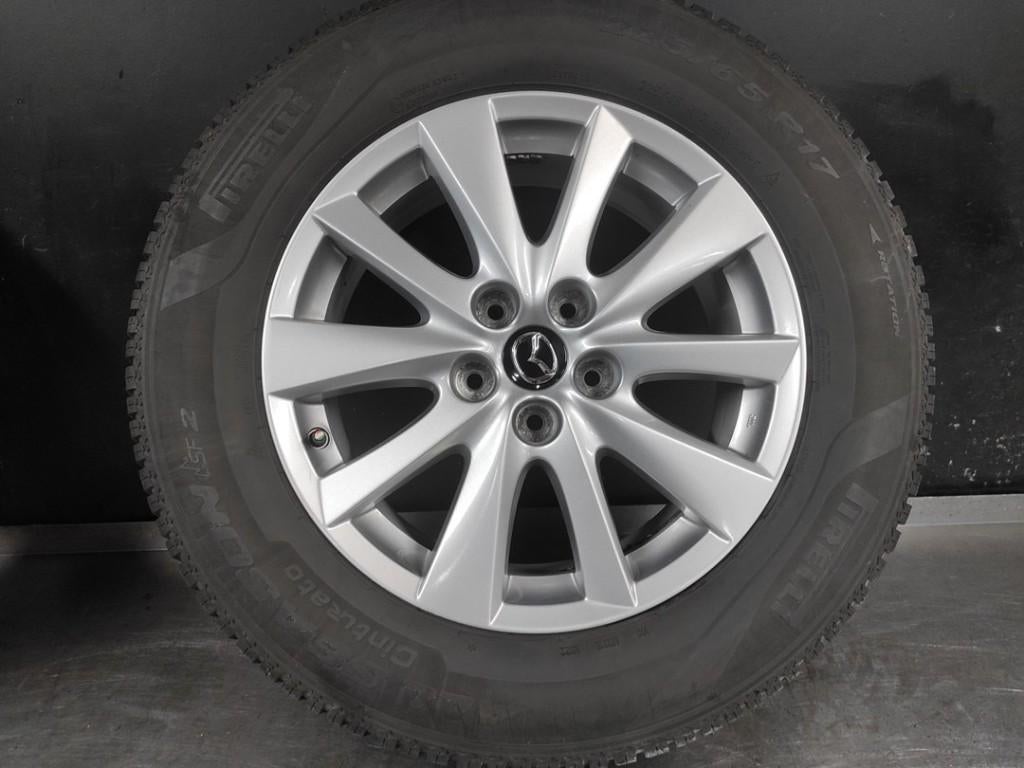 Velgen set + banden Mazda CX-5 ( 225-65-R17 ), Auto-onderdelen, Gebruikt, Banden en Velgen, 17 inch, Ophalen of Verzenden