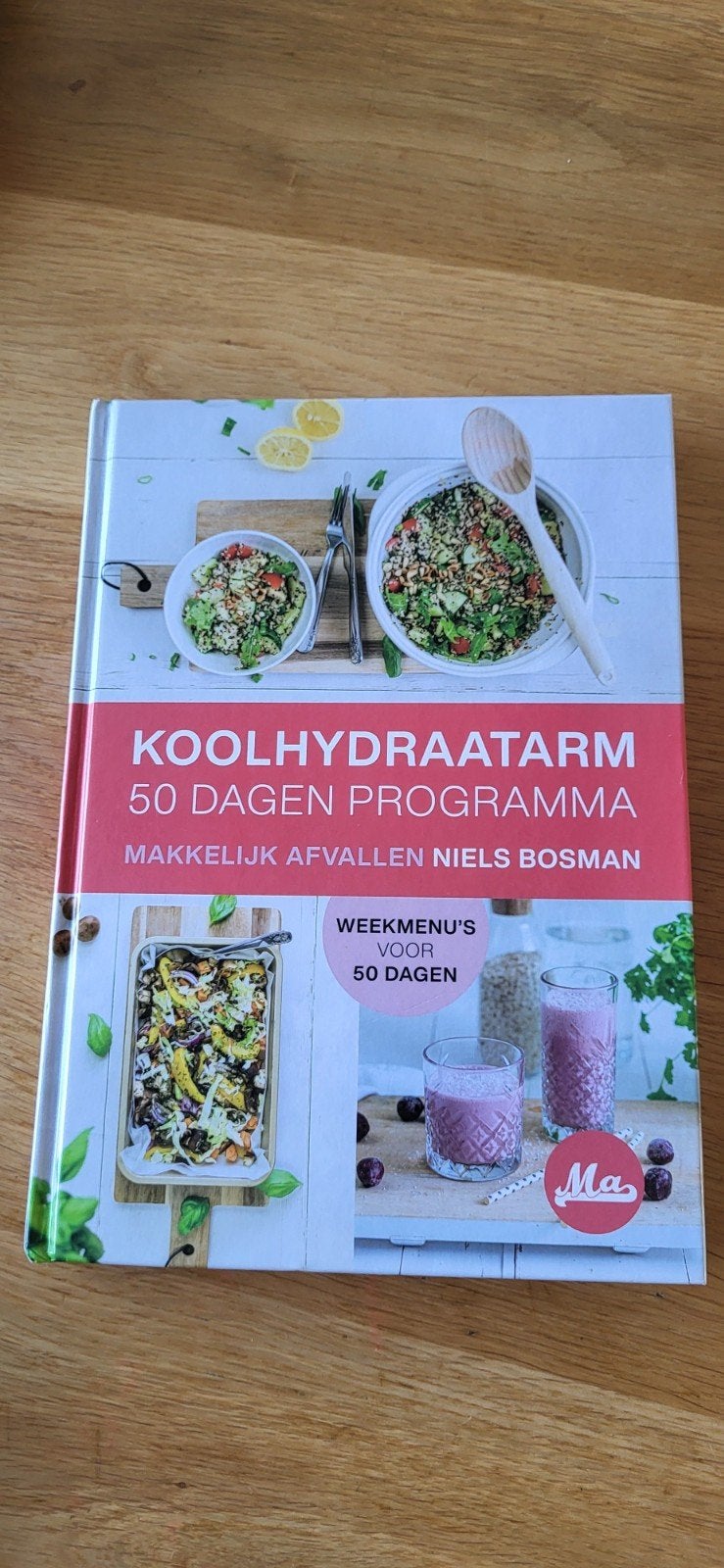 Koolhydraatarm 50 Dagen Programma - Makkelijk Afvallen, Ophalen of Verzenden, Zo goed als nieuw