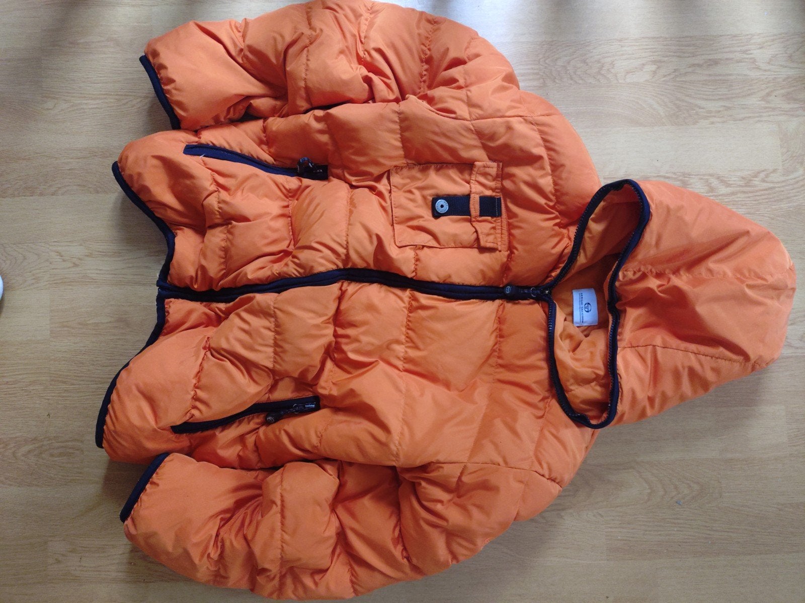 Sergio Tacchini heren winterjas - Maat M, Maat 48/50 (M), Sergio Tacchini, Oranje, Ophalen of Verzenden