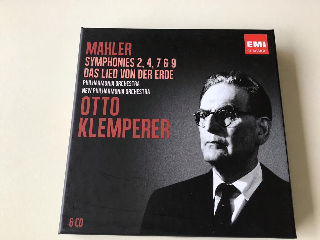 Mahler Symphonies 2,4,7 & 9 Otto Klemperer 6 CD BOX, Cd's en Dvd's, Cd's | Klassiek, Ophalen of Verzenden, Romantiek, Zo goed als nieuw