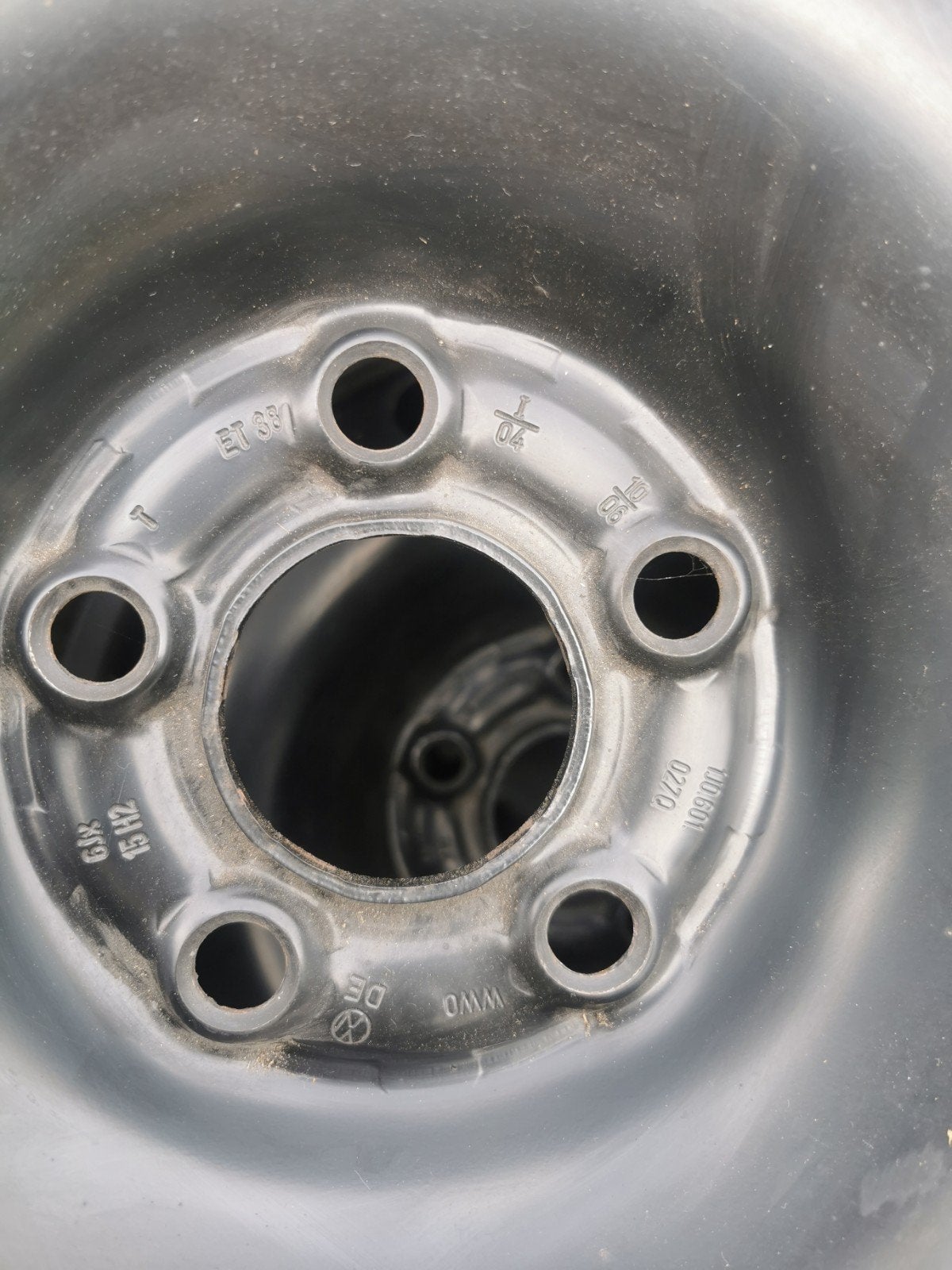 Volkswagen velgen 4x  steek 5x100 zoals op foto voor €75, Ophalen