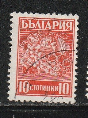 Bulgarije 1940 - Druiven, Ophalen, Bulgarije, Gestempeld