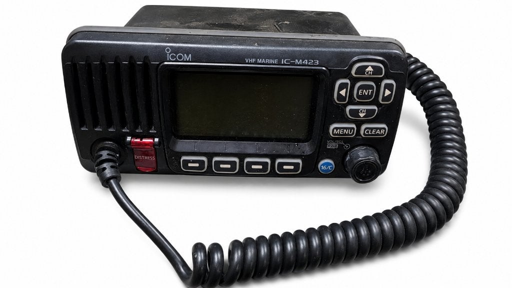Icom IC-M423 VHF Marifoon – gebruikt, Telecommunicatie, Ophalen, Zo goed als nieuw, 15 km of meer, Portofoon of Walkie-talkie