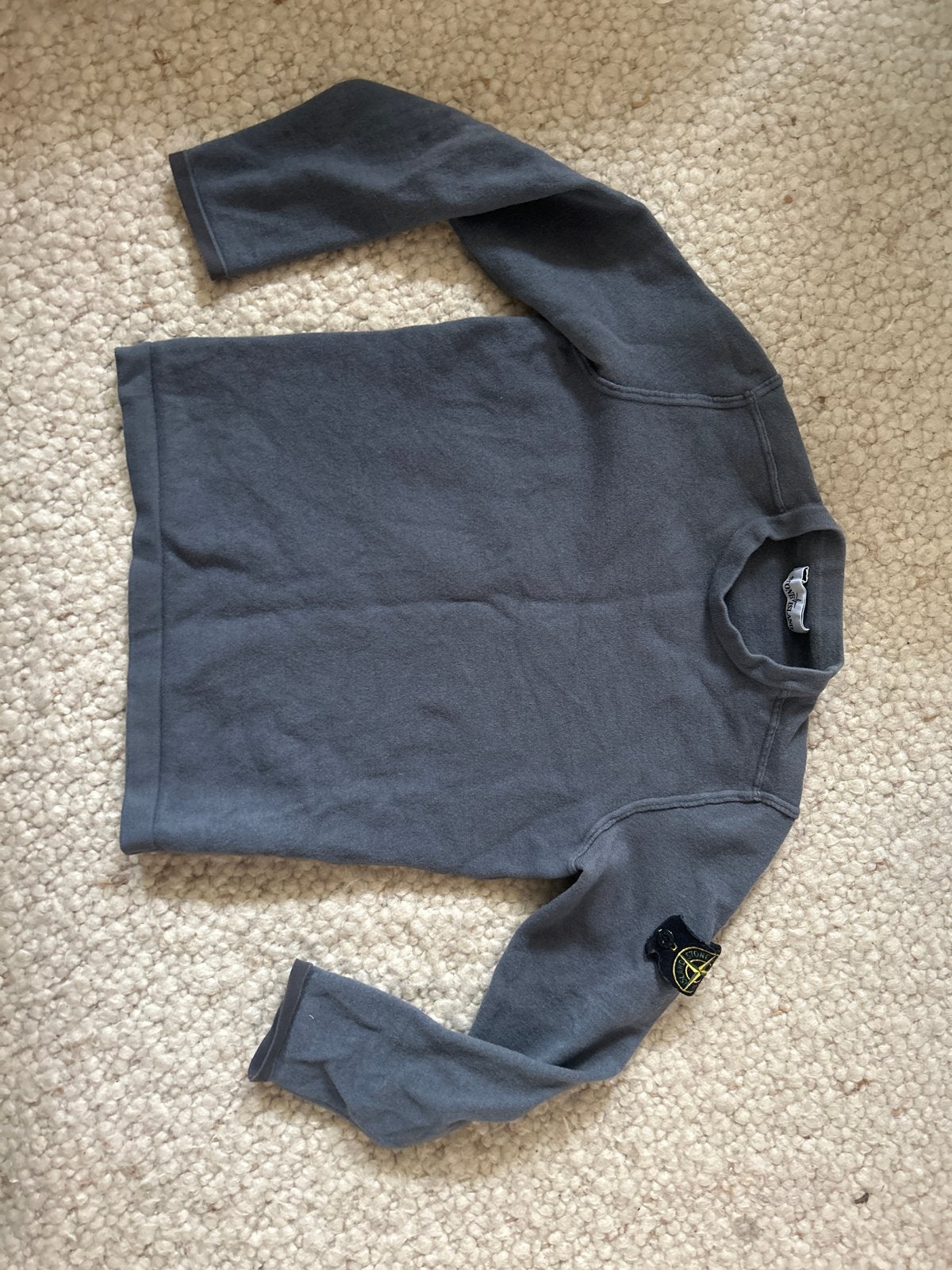 Stone Island trui - Maat 146, Ophalen of Verzenden, Gedragen, Overige maten, Grijs