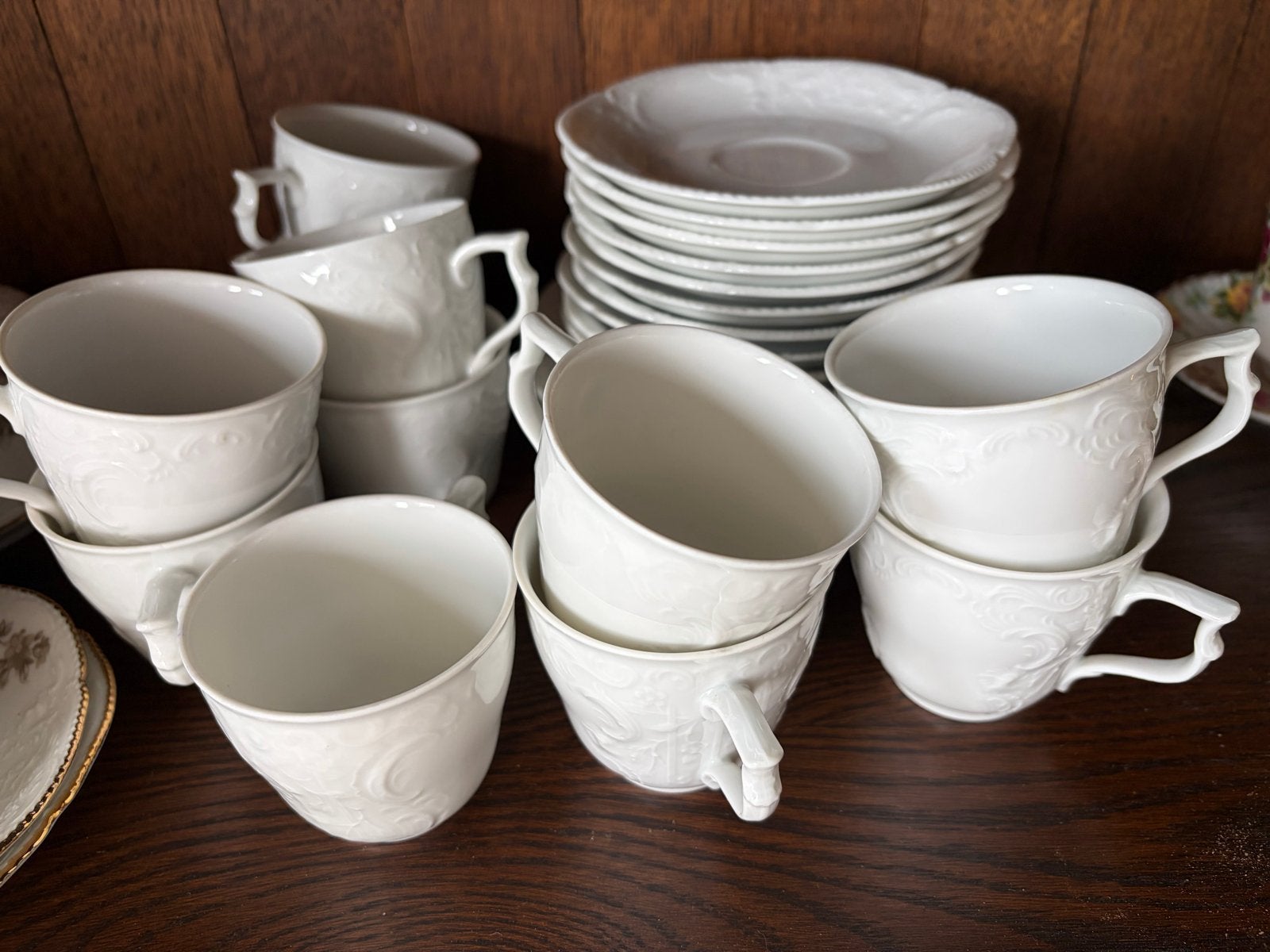 Prachtig rosenthal Sanssoucci theeservies reliëf 11 delen, Ophalen