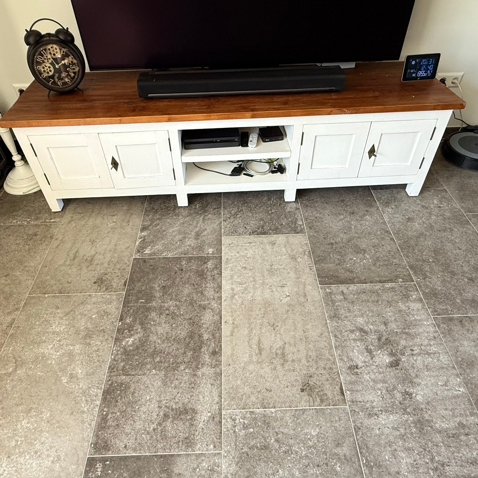 Tv meubel en salontafels set, Ophalen, Gebruikt, 150 tot 200 cm, Minder dan 100 cm