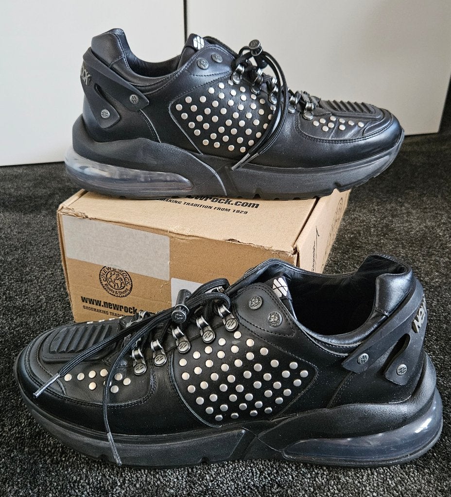 boots studs Maat 43 New Rock zwart heren sneakers, Kleding | Heren, Zwart, Boots, New rock, Ophalen of Verzenden