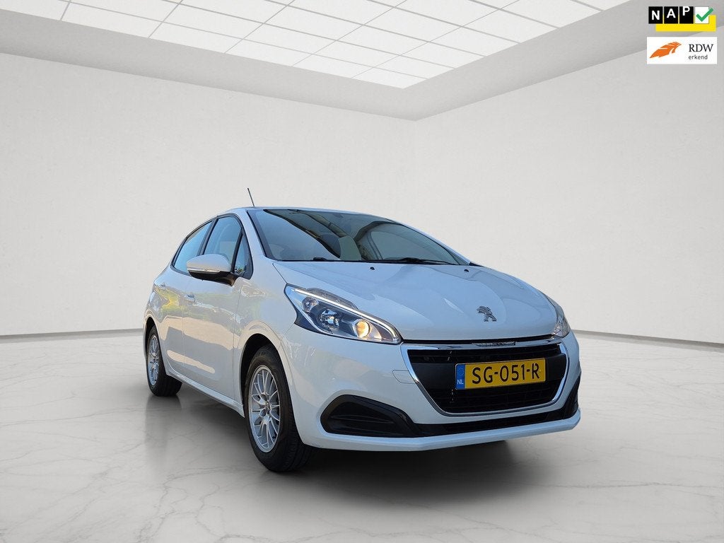 Peugeot 208 1.2 PureTech Active, Stof, 1199 cc, 82 pk, Wit