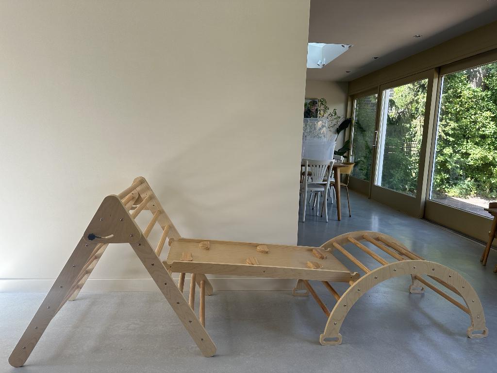 Luxe montessori speeltoestel/klimrek voor binnen 4 in 1, Ophalen, Zo goed als nieuw, Overige typen