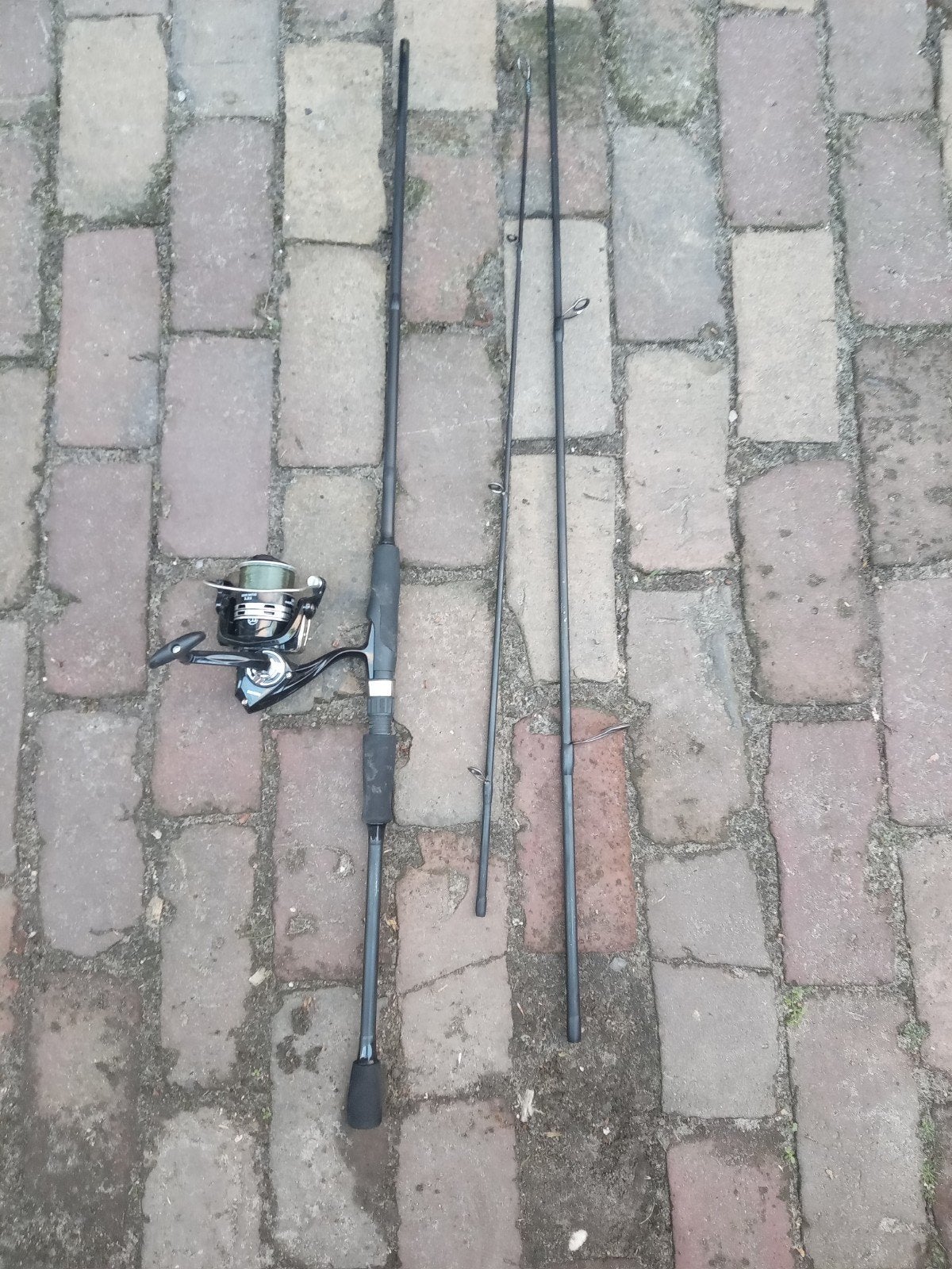 Spin hengel met HK4000 molen, Ophalen of Verzenden, Gebruikt, Complete hengel