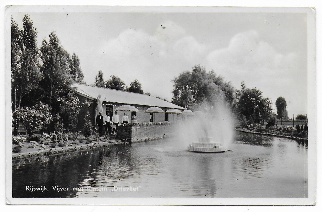 Rijswijk Rest Drievliet Ansichtkaart 1955 ( B7703), Ophalen of Verzenden, 1940 tot 1960, Gelopen, Zuid-Holland