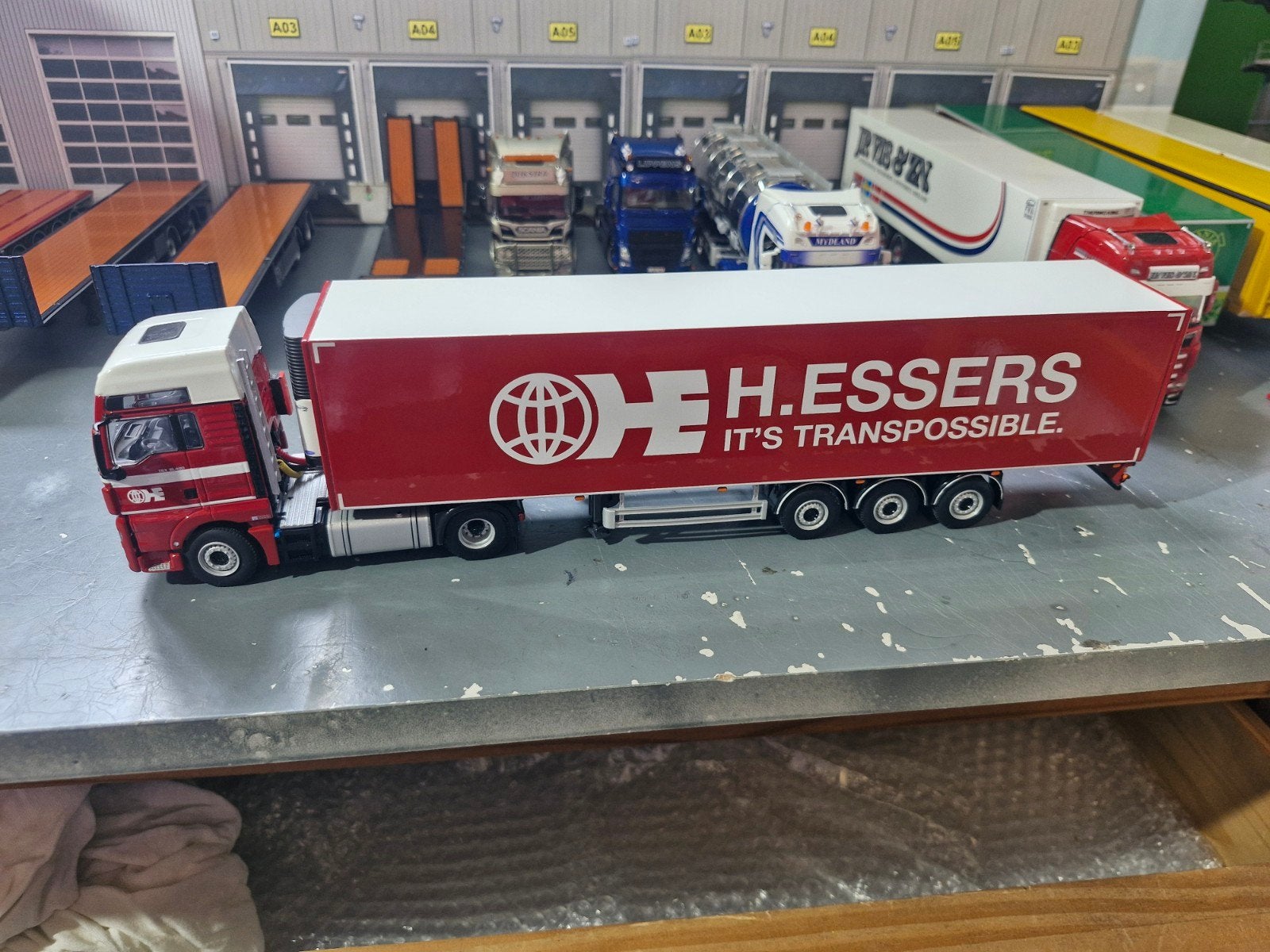 Man met koeltrailer wsi van  H.ESSERS, Ophalen of Verzenden, Zo goed als nieuw, Bus of Vrachtwagen, Wsi