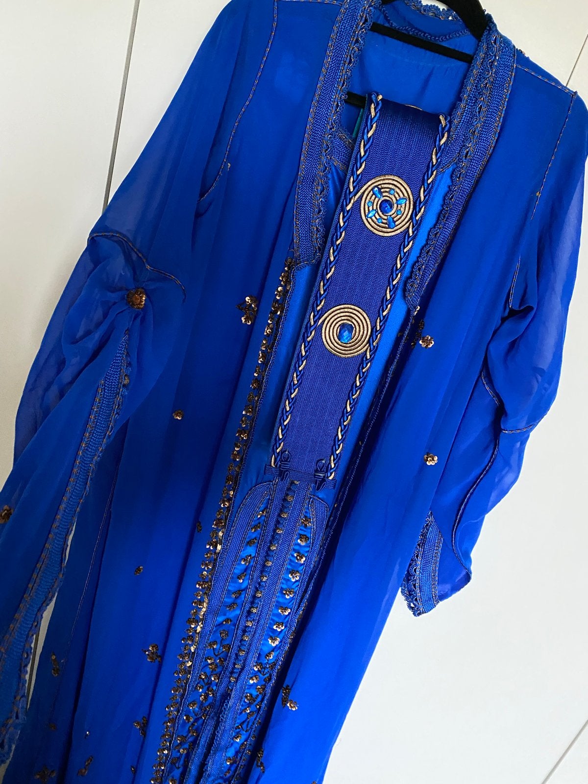 Marokkaanse jurk (Tackshita) L-XXL met bijpassende riem, Kleding | Dames, Gelegenheidskleding, Zo goed als nieuw, Overige typen