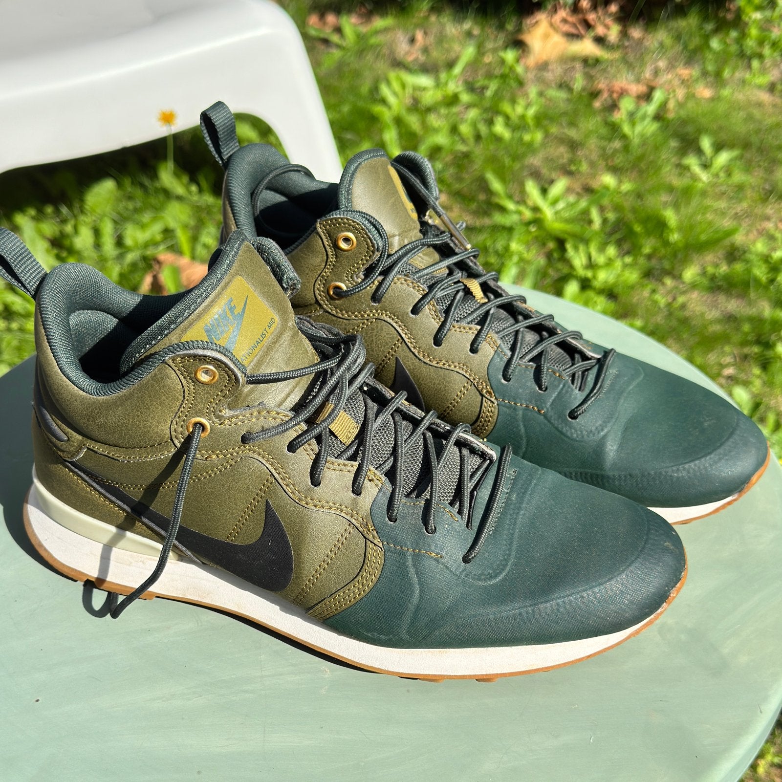 NIKE Internationalist Utility "Olive" sneakers 43, Kleding | Heren, Overige kleuren, Verzenden, Sneakers of Gympen, Gedragen