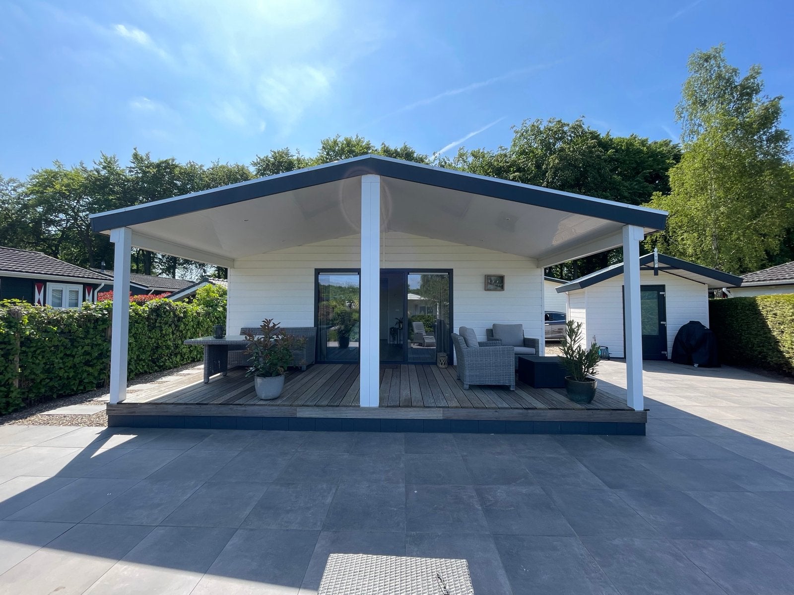 Prachtig chalet in Voorthuizen te huur!, In bos, Recreatiepark, Gelderland en Veluwe, 1 slaapkamer