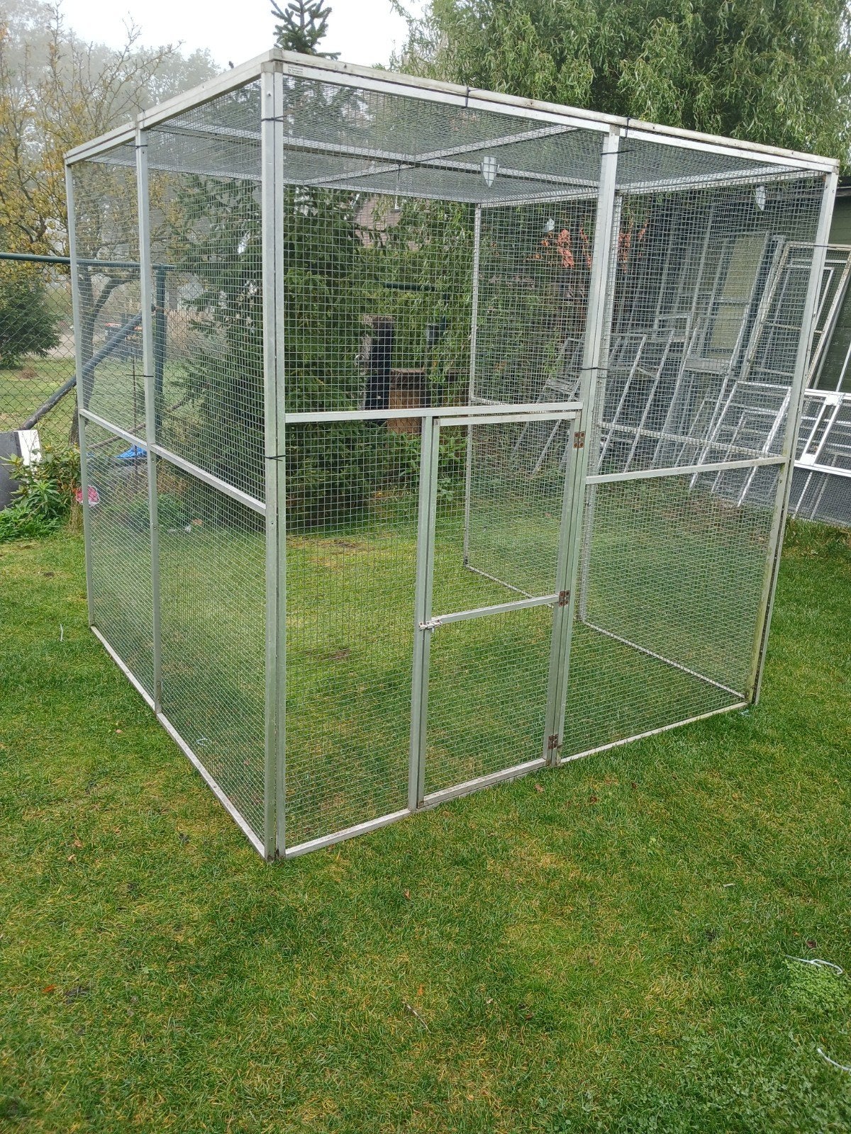 voliere aluminium kooi kattenren, Ophalen