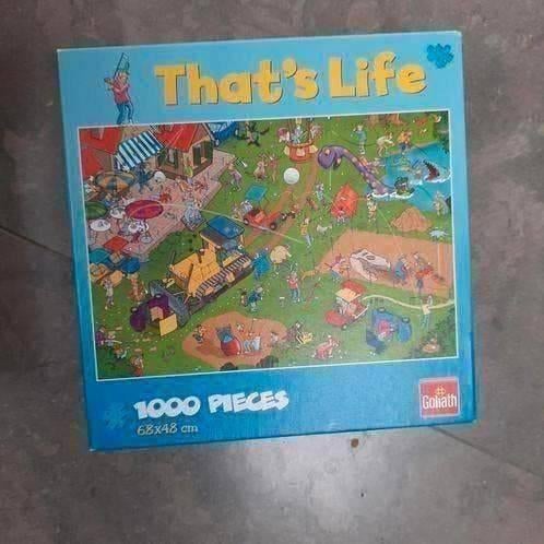 Puzzel 1000 stukjes, Verzenden, 500 t/m 1500 stukjes, Zo goed als nieuw, Legpuzzel