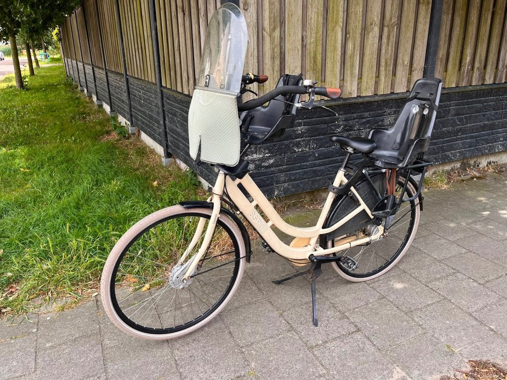 Moederfiets, merk BSP, 7 versnellingen, 2 zitjes, Gebruikt, Versnellingen, Ophalen