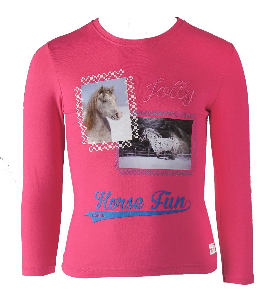Hotpink roze Horka Dory shirt maat 104, Dieren en Toebehoren, Paardrijkleding, Kinderen, Dressuur, Nieuw, Ophalen of Verzenden
