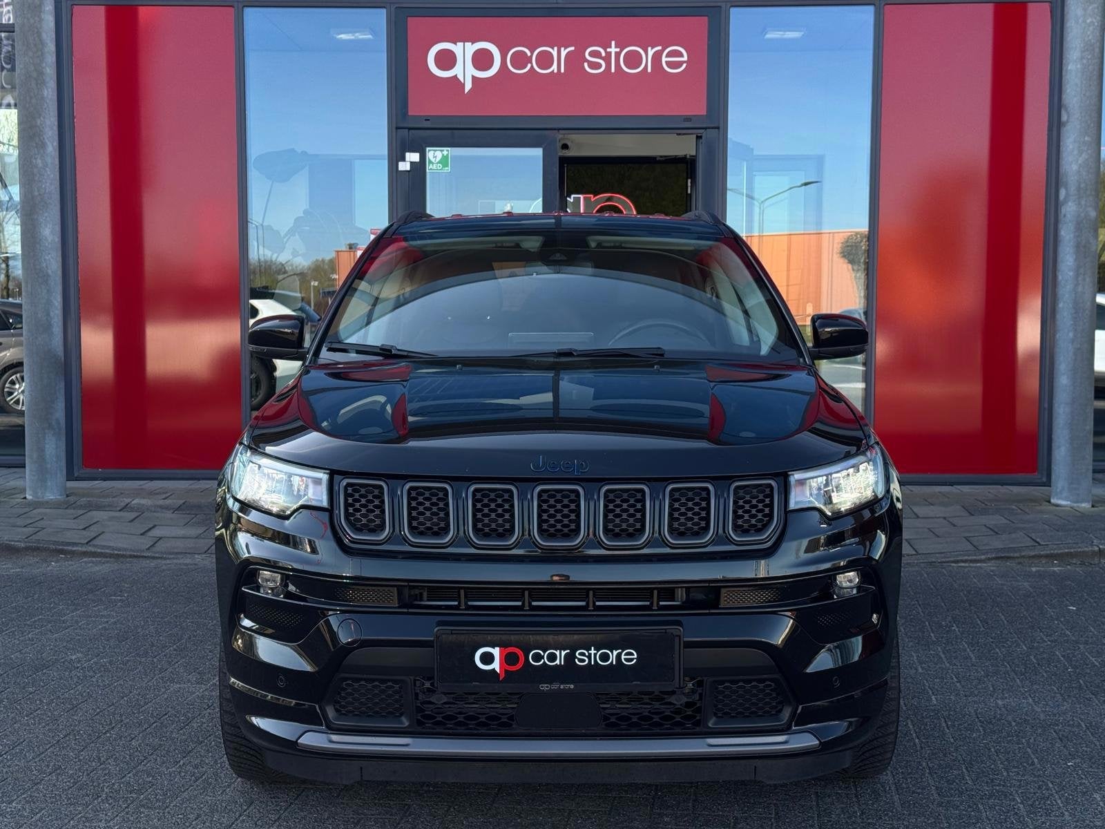 Jeep COMPASS 4xe 240 Plug-in Hybrid Electric S | Camera | Le, Auto's, Jeep, Automaat, 4 cilinders, Zwart, Bedrijf