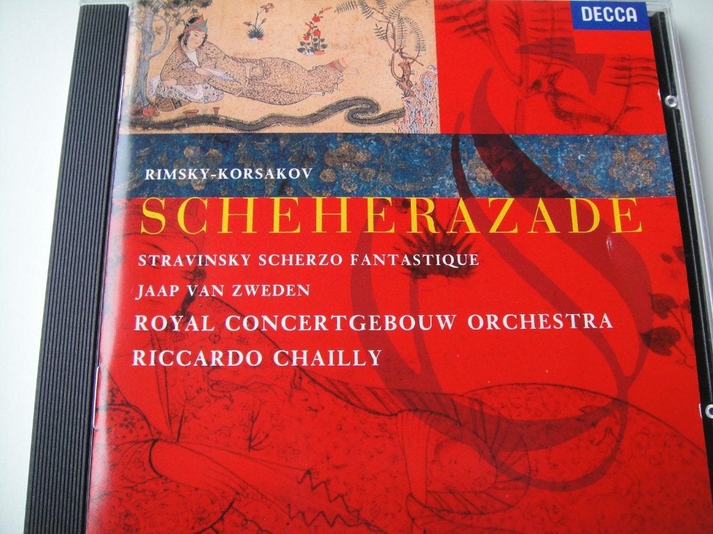 RIMSKY-KORSAKOV Scheherazade CD CHAILLY CONCERTGEBOUW DECCA, Ophalen of Verzenden, Romantiek, Gebruikt, Orkest of Ballet